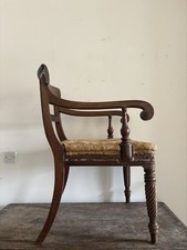 Regency mahogany scroll for sale  LEWES