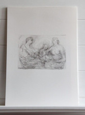 Henry moore litografia usato  Roma