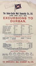 Union castle steamship for sale  MATLOCK
