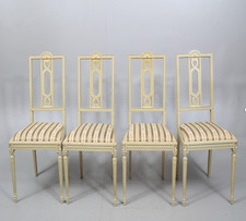 Dining chairs gustavian for sale  LONDON
