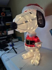 Usado, Escultura de Natal iluminada amendoim 60 anos 18” Snoopy enfeite 3D caixa original comprar usado  Enviando para Brazil