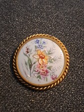 Broche ancienne porcelaine d'occasion  Thise