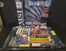 Placa-mãe Intel Q6600 cobre + caixa + extras MSI P35 Platinum LGA775 ATX comprar usado  Enviando para Brazil