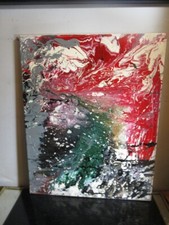 Abstract canvas acrylic for sale  Oakland Gardens