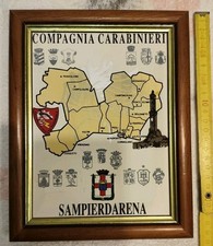 Crest vintage carabinieri usato  Genova