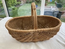 Wicker shopper basket. for sale  POLEGATE
