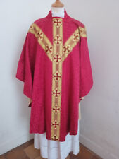 Chasuble prêtre rouge d'occasion  Tilly-sur-Seulles