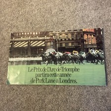 Programme prix arc for sale  YORK