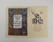 Briefmarkenbogen martin luther gebraucht kaufen  Dörpen