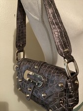 Bolsa de ombro Guess Y2K vintage couro envernizado estampa de crocodilo excelente estado comprar usado Bolsa de ombro Guess Y2K vintage couro envernizado estampa de crocodilo excelente estado comprar usado  Enviando para Brazil