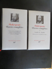 Pleiade shakespeare oeuvres d'occasion  Coubron