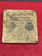 Vintage R. Ramsbottom Fishing Gut Line Box. SUPER RARO! Reino Unido. comprar usado  Enviando para Brazil