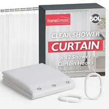 Shower curtains clear for sale  LEEDS