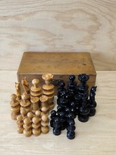 Antike holz schachfiguren gebraucht kaufen  Berlin