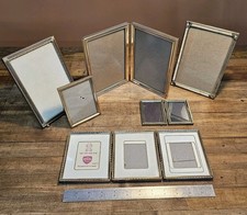 Lote Vintage de 9 Molduras de Metal Bronze Dourado Ornamentadas Raras Vários Tamanhos ☆EUA comprar usado  Enviando para Brazil