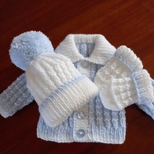 hand knitted baby sets for sale hand knitted baby sets for sale NUNEATON