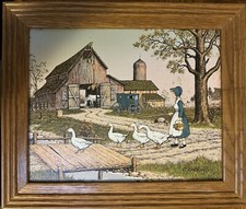 Framed serigraph oil for sale  Tinley Park