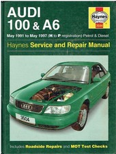 AUDI 100 (C4) & A6 GASOLINA DIESEL SEDÃ ESTADO 1991-97 MANUAL DE REPARO *CAPA DURA*, usado comprar usado  Enviando para Brazil