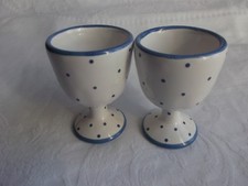 Eierbecher cremfarbig blauen gebraucht kaufen  Erlangen