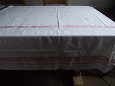 Nappe ancienne damassée d'occasion  Pérenchies