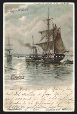 Lithographie hamburg hafen gebraucht kaufen  Berlin