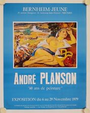 Affiche andre planson d'occasion  La Courtine