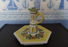 Bougeoir ancien faience d'occasion  Boulogne-sur-Mer