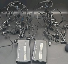 2 fones de ouvido Sennheiser ME3/8 Shure WH30 headmic e 2 transmissores bodypack EW300 comprar usado  Enviando para Brazil