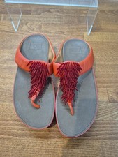 Ladies fitflop orange for sale  WANTAGE