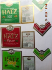 Bieretiketten hofbrauhaus hatz gebraucht kaufen  Grünhufe,-Lüdershagen