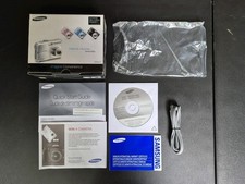 Câmera Digital Samsung Digimax S860 8.1MP Caixa Manual e Apenas Cabos Sem Câmera comprar usado  Enviando para Brazil