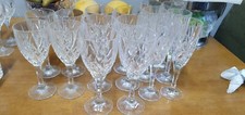 Lead crystal glasses for sale  OLDHAM
