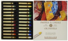 Lot pastels huile d'occasion  Lyon I