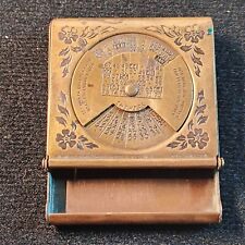 brass perpetual calendar for sale  Hickory Hills