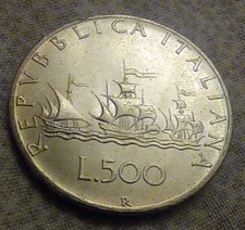 Lotto monete 500 usato  L Aquila