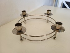 Adventskranz silber chrom gebraucht kaufen  Sudwalde