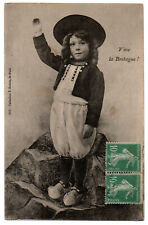 Cpa folklore breton d'occasion  Gennevilliers