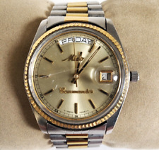 Usado, Relógio masculino Mido Commander automático mostrador dourado dois tons 8299 comprar usado  Enviando para Brazil
