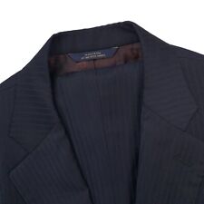 Terno de lã listra tonal azul marinho 42 S/R Brooks Brothers "personalizado sob medida" comprar usado  Enviando para Brazil