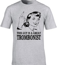 Trombonist mens shirt for sale Trombonist mens shirt for sale  ENFIELD