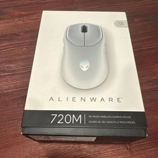 Novo Mouse para Jogos Sem Fio Alienware AW720M Tri-Mode Branco Prata comprar usado  Enviando para Brazil