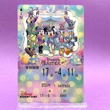 Usado, Mickey Minnie Donald Daisy Páscoa Tóquio Disney Resort Card 2017 Fantasia Japão comprar usado  Enviando para Brazil