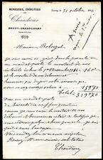 Invoice carpentry cabinetmakin d'occasion  Expédié en Belgium