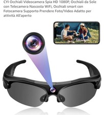 Occhiali videocamera 1080p usato  Fossombrone