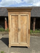 Antique pine armoire for sale  PERSHORE