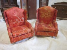 Cadeiras de braço vintage Ideal para sala de estar de pano miniatura para casa de bonecas comprar usado  Enviando para Brazil