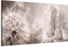Quadro fiori tarassaco usato  Roma