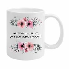 Spruchtasse lustig beidseitig gebraucht kaufen  Gröbzig