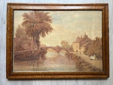 Original antique landscape for sale  NEW MILTON