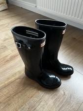 Hunter wellies black for sale  PRESCOT